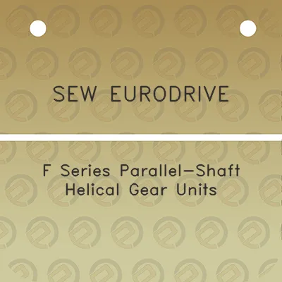 sew-eurodrive-f-series-parallel-shaft-helical-gear-units