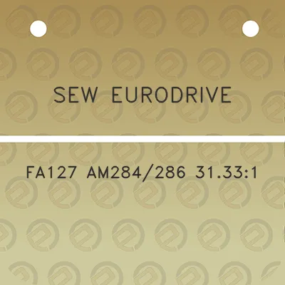 sew-eurodrive-fa127-am284286-31331