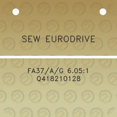 sew-eurodrive-fa37ag-6051-q418210128