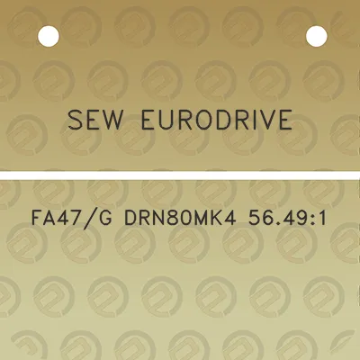 sew-eurodrive-fa47g-drn80mk4-56491