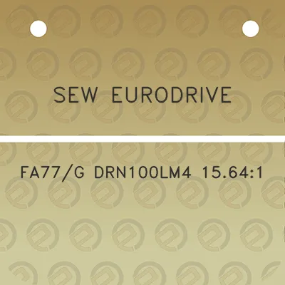 sew-eurodrive-fa77g-drn100lm4-15641