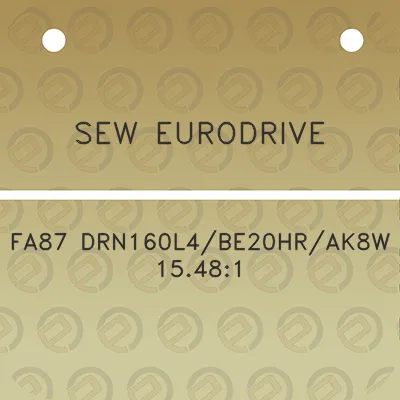 sew-eurodrive-fa87-drn160l4be20hrak8w-15481