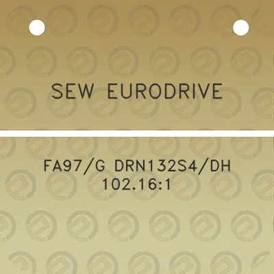 sew-eurodrive-fa97g-drn132s4dh-102161