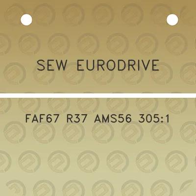 sew-eurodrive-faf67-r37-ams56-3051