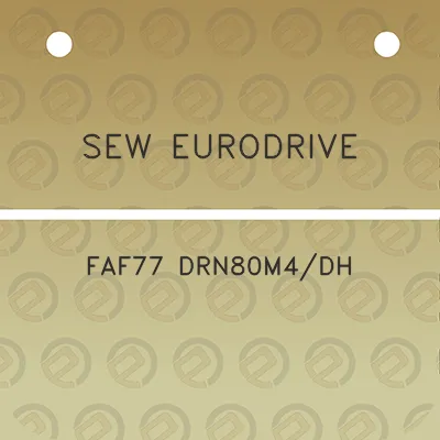 sew-eurodrive-faf77-drn80m4dh