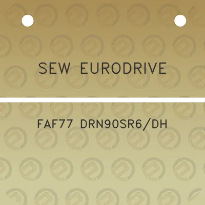 sew-eurodrive-faf77-drn90sr6dh