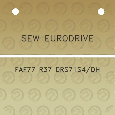 sew-eurodrive-faf77-r37-drs71s4dh