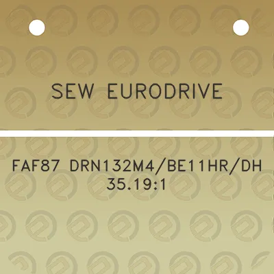 sew-eurodrive-faf87-drn132m4be11hrdh-35191