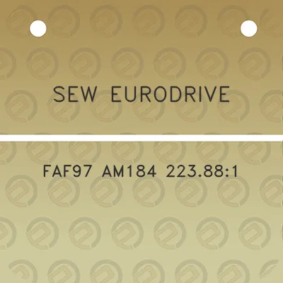 sew-eurodrive-faf97-am184-223881