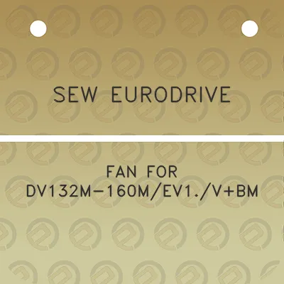 sew-eurodrive-fan-for-dv132m-160mev1vbm