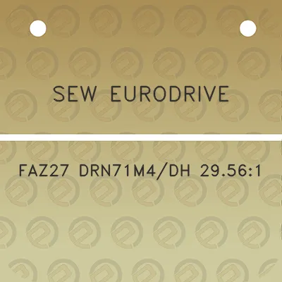 sew-eurodrive-faz27-drn71m4dh-29561