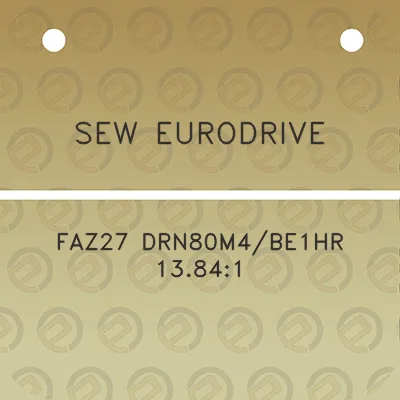 sew-eurodrive-faz27-drn80m4be1hr-13841