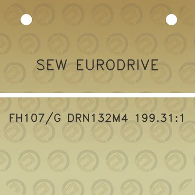 sew-eurodrive-fh107g-drn132m4-199311