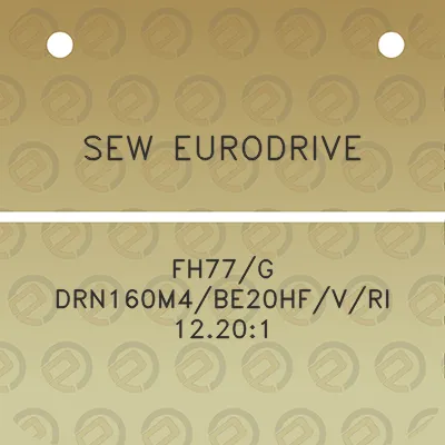 sew-eurodrive-fh77g-drn160m4be20hfvri-12201