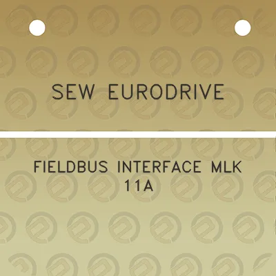 sew-eurodrive-fieldbus-interface-mlk-11a