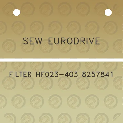 sew-eurodrive-filter-hf023-403-8257841