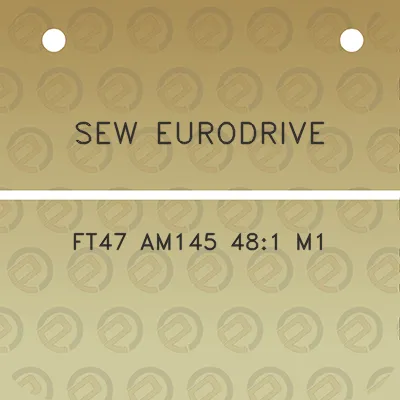 sew-eurodrive-ft47-am145-481-m1