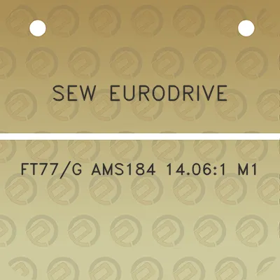 sew-eurodrive-ft77g-ams184-14061-m1