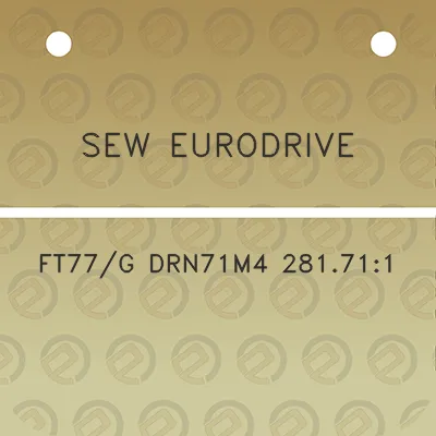 sew-eurodrive-ft77g-drn71m4-281711