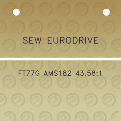 sew-eurodrive-ft77g-ams182-43581