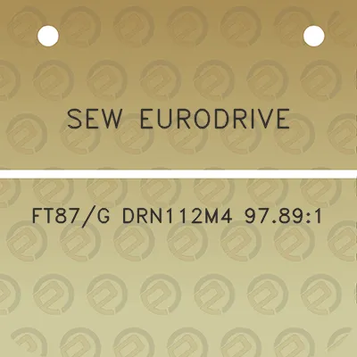 sew-eurodrive-ft87g-drn112m4-97891