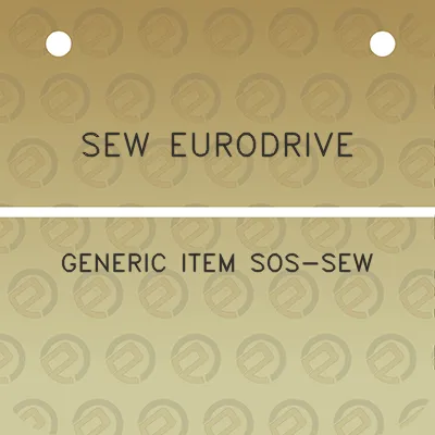 sew-eurodrive-generic-item-sos-sew