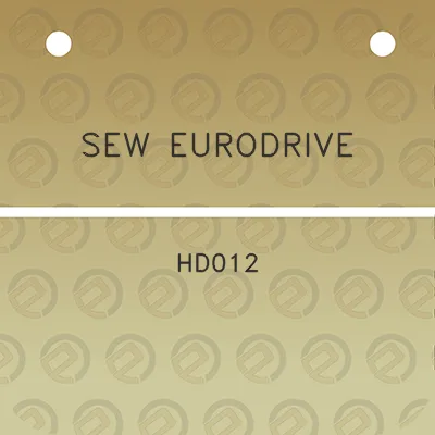 sew-eurodrive-hd012