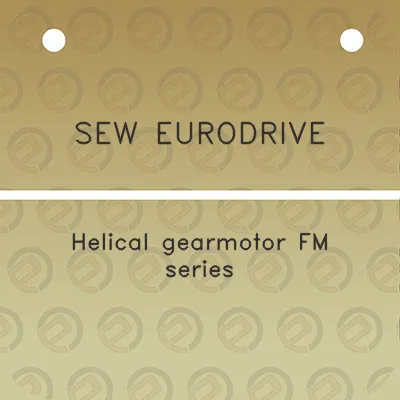 sew-eurodrive-helical-gearmotor-fm-series