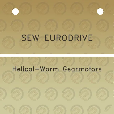 sew-eurodrive-helical-worm-gearmotors