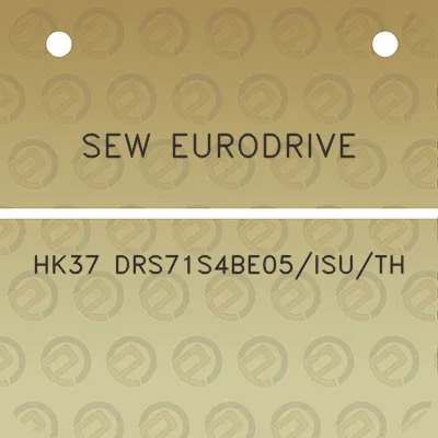 sew-eurodrive-hk37-drs71s4be05isuth