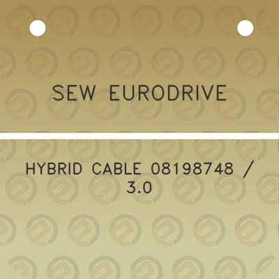 sew-eurodrive-hybrid-cable-08198748-30