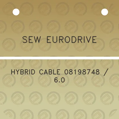 sew-eurodrive-hybrid-cable-08198748-60