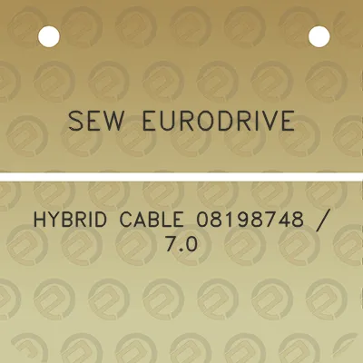 sew-eurodrive-hybrid-cable-08198748-70