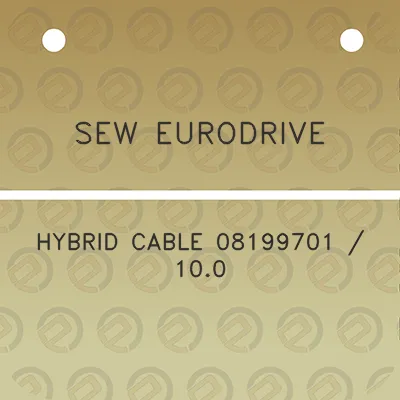 sew-eurodrive-hybrid-cable-08199701-100