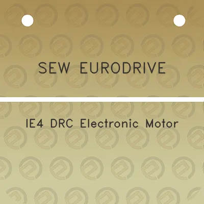 sew-eurodrive-ie4-drc-electronic-motor