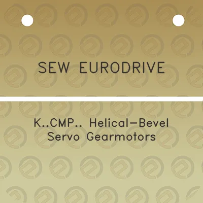 sew-eurodrive-kcmp-helical-bevel-servo-gearmotors