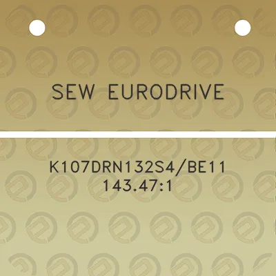 sew-eurodrive-k107drn132s4be11-143471