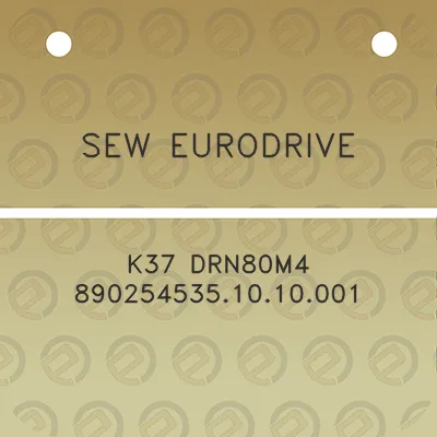 sew-eurodrive-k37-drn80m4-8902545351010001