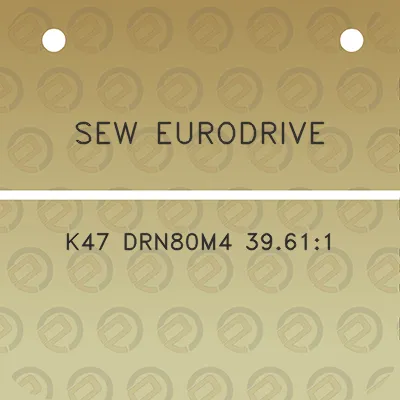 sew-eurodrive-k47-drn80m4-39611