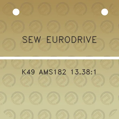 sew-eurodrive-k49-ams182-13381