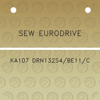 sew-eurodrive-ka107-drn132s4be11c