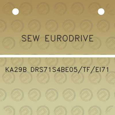 sew-eurodrive-ka29b-drs71s4be05tfei71