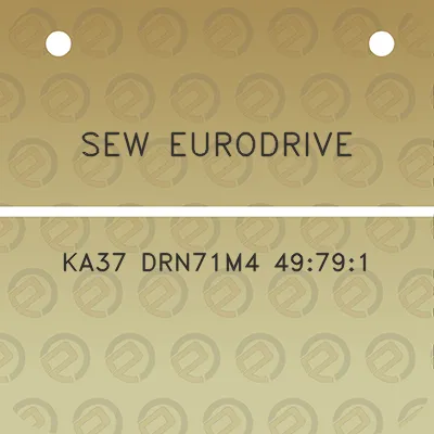 sew-eurodrive-ka37-drn71m4-49791