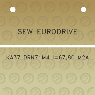 sew-eurodrive-ka37-drn71m4-i6780-m2a