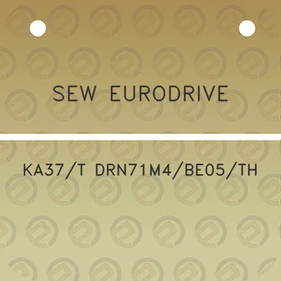 sew-eurodrive-ka37t-drn71m4be05th