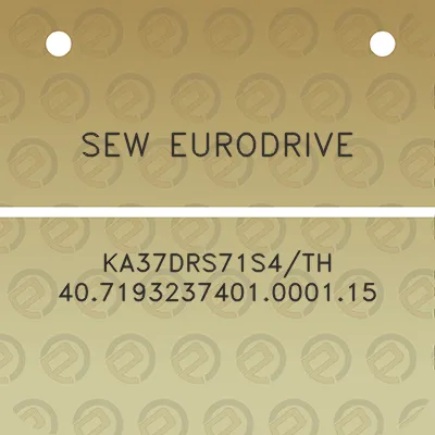 sew-eurodrive-ka37drs71s4th-407193237401000115