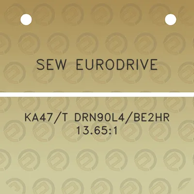 sew-eurodrive-ka47t-drn90l4be2hr-13651