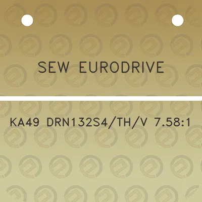 sew-eurodrive-ka49-drn132s4thv-7581