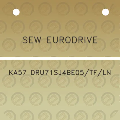 sew-eurodrive-ka57-dru71sj4be05tfln