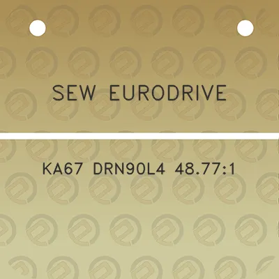 sew-eurodrive-ka67-drn90l4-48771